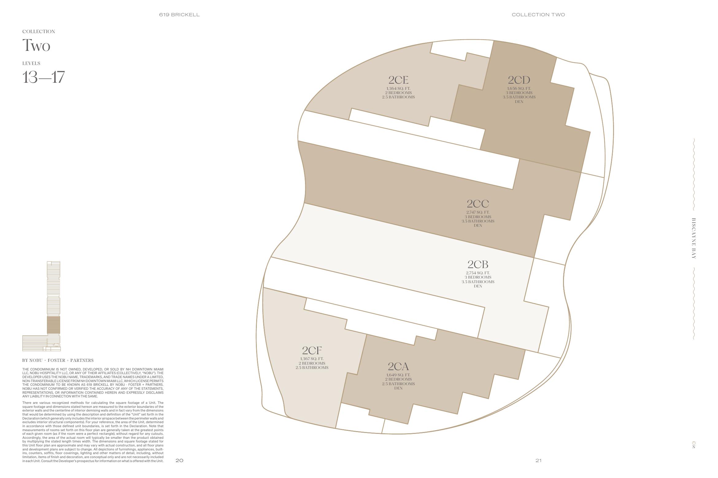Published Collection Two floorplate, levels 13–27